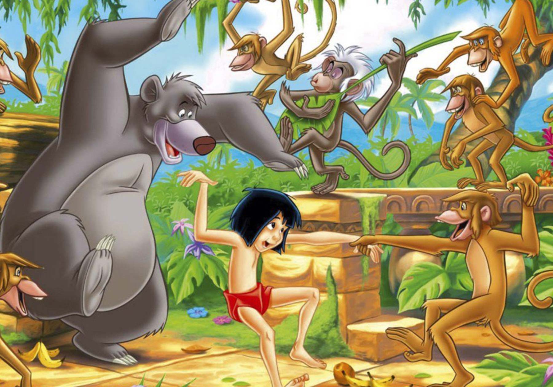 Маугли любимый герой. Книга джунглей 1967. Маугли Дисней 1967.